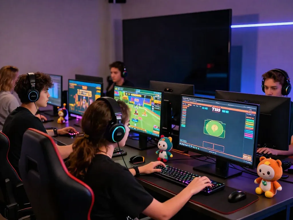 Group enjoying diverse games at TX88, illustrating a vibrant gaming atmosphere.