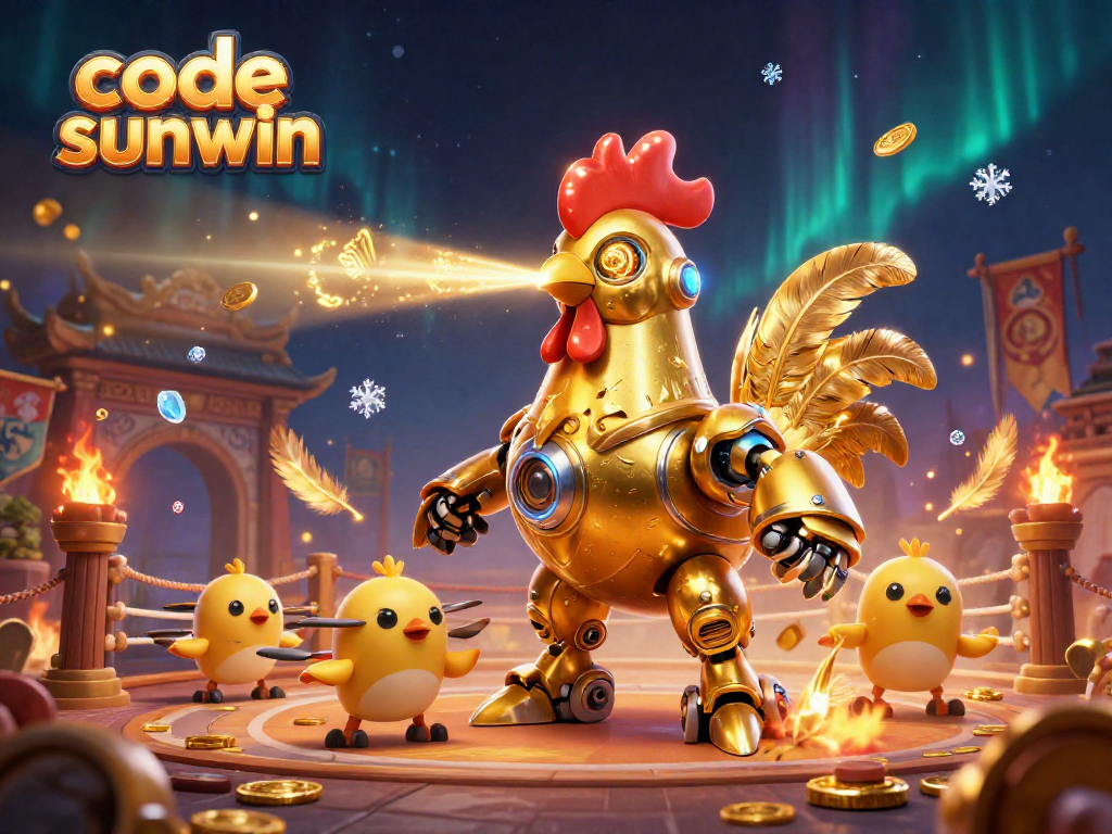 Bet on excitement with the code sunwin at this vibrant 3D casino scene full of action and gold.