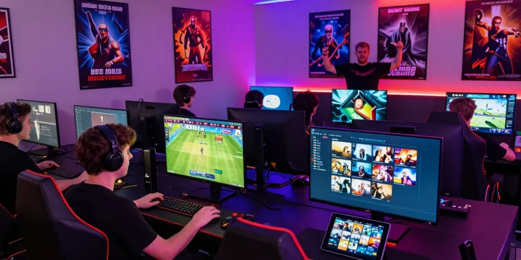 DEBET interactive online gaming experience promoting excitement and engagement.